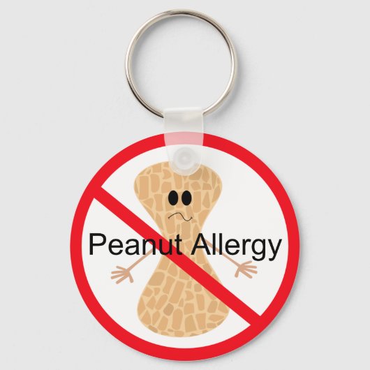 Peanut Allergy Sleutelhanger (Voorkant)