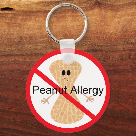 Peanut Allergy Sleutelhanger (Voorkant)