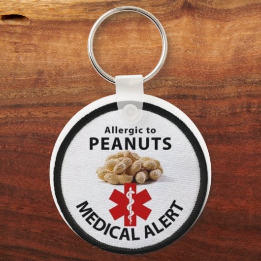 Peanut Allergy Sleutelhanger (Voorkant)