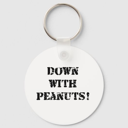 Peanut Allergy Sleutelhanger (Voorkant)
