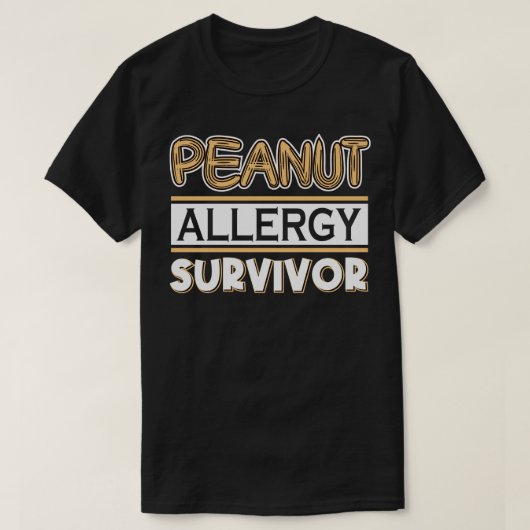 Peanut Allergy Survivor T-shirt (Design voorkant)