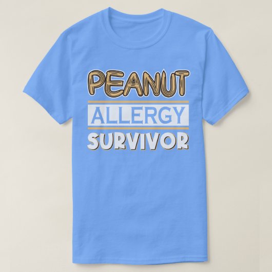 Peanut Allergy Survivor T-shirt (Design voorkant)