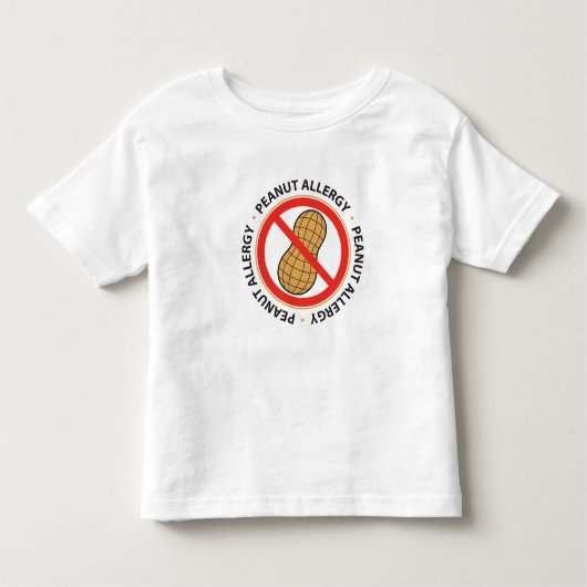 Peanut Allergy T-Shirt (Voorkant)