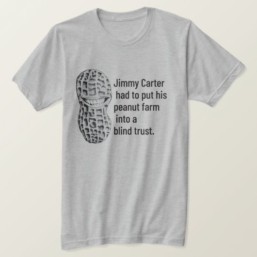 Peanut boerderij blind trust t-shirt (Design voorkant)