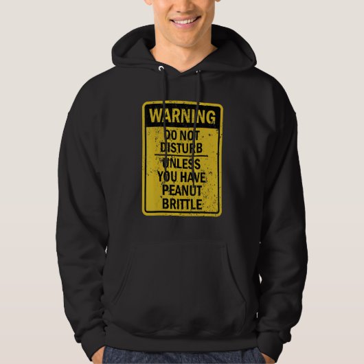 Peanut Brittle Food Dessert Hoodie (Voorkant)