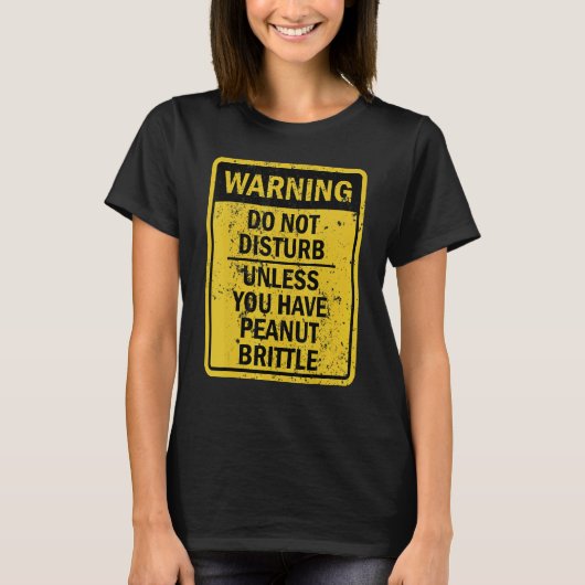 Peanut Brittle Food Dessert T-shirt (Voorkant)
