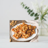 Peanut Brittle Recipe Briefkaart (Staand voorkant)