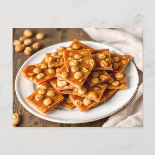 Peanut Brittle Recipe  Briefkaart (Voorkant)