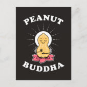 Peanut Buddha Briefkaart (Voorkant)