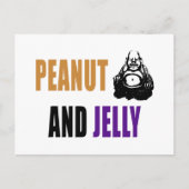 Peanut Buddha & Jelly Briefkaart (Voorkant)