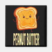 Peanut Butter &amp; Jelly Matching Couple Friends  Magneet (Voorkant)