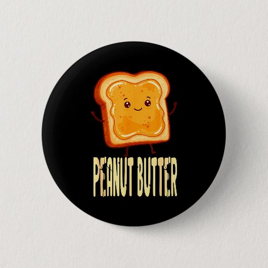 Peanut Butter & Jelly Matching Couple Friends Ronde Button 5,7 Cm (Voorkant)