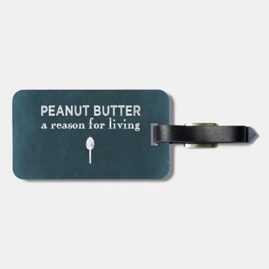 Peanut Butter Bagagelabel (Achterkant horizontaal)