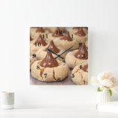 Peanut Butter Blossom Cookies Vierkante Klok (Huis)