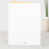 Peanut Butter Bread Voedsel Schattige Kaart (Achterkant)