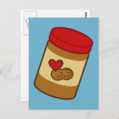 Peanut Butter Briefkaart (Voorkant / Achterkant)