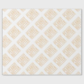 Peanut Butter Cadeaupapier (Vlak)