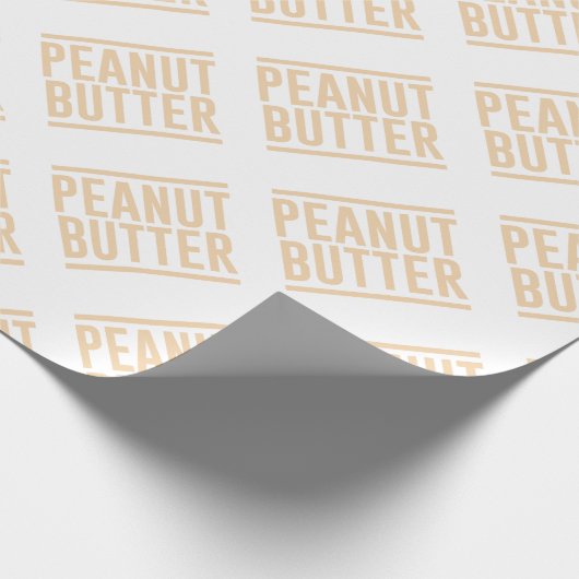 Peanut Butter Cadeaupapier (Hoek)
