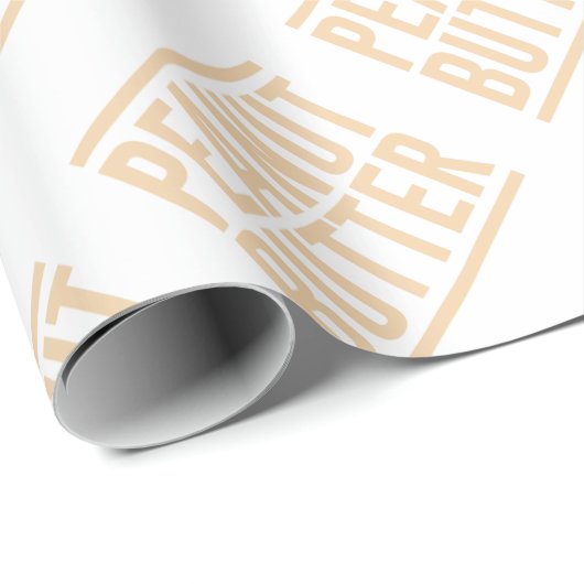 Peanut Butter Cadeaupapier (Rol Hoek)