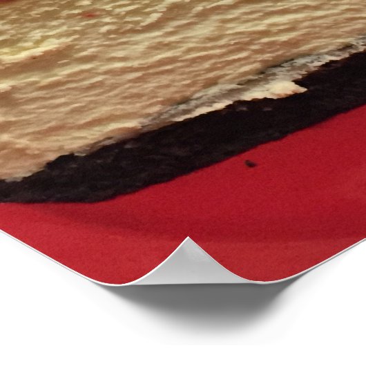Peanut Butter Cheesecake Photo Poster (Hoek)