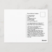 Peanut Butter Cookie Briefkaart (Achterkant)