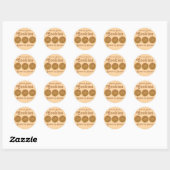 Peanut Butter Cookies, doorgesneden door Stickers  (Vel)