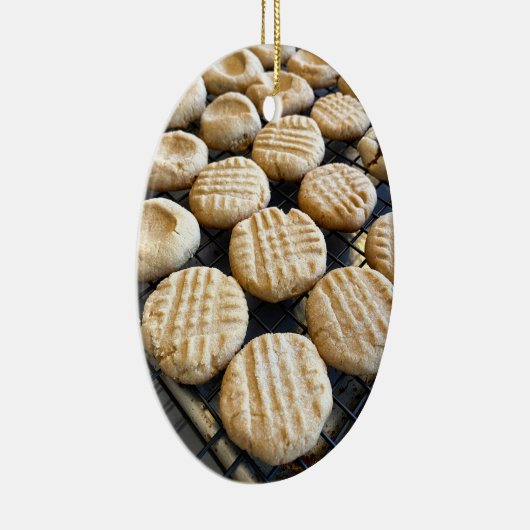 Peanut Butter Cookies Keramisch Ornament (Rechts)