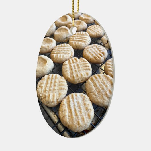 Peanut Butter Cookies Keramisch Ornament (Links)