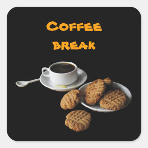 Peanut Butter Cookies Vierkante Sticker