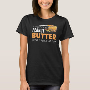 Peanut Butter denkt over mij Jelly Food Graphic T-shirt