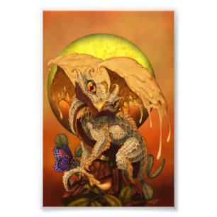 Peanut Butter Dragon 4x6 Afdrukken Foto Afdruk