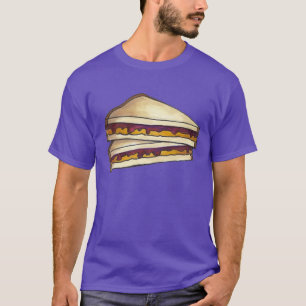 Peanut Butter en Grape Jelly Sandwich PBJ T-Shirt
