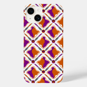 Peanut Butter en Grape Jelly Seamless Pattern Case-Mate iPhone Case