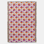 Peanut Butter en Grape Jelly Seamless Pattern Deken (Voorkant Verticaal)