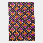 Peanut Butter en Grape Jelly Seamless Pattern Theedoek (Verticaal)