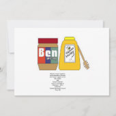 Peanut Butter en Honey Wedding Invitation Kaart (Voorkant)