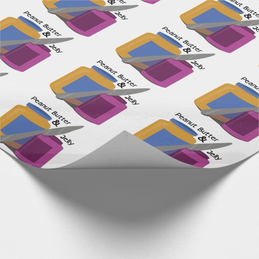 PEANUT BUTTER EN JElLLY Cadeaupapier (Hoek)