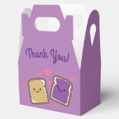 Peanut Butter en Jelly Birthday Party PBJ Bedankdoosjes (Geopend)
