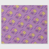 Peanut Butter en Jelly Birthday Party PBJ Cadeaupapier (Vlak)