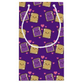 Peanut Butter en Jelly Birthday Party PBJ Klein Cadeauzakje (Achterkant)