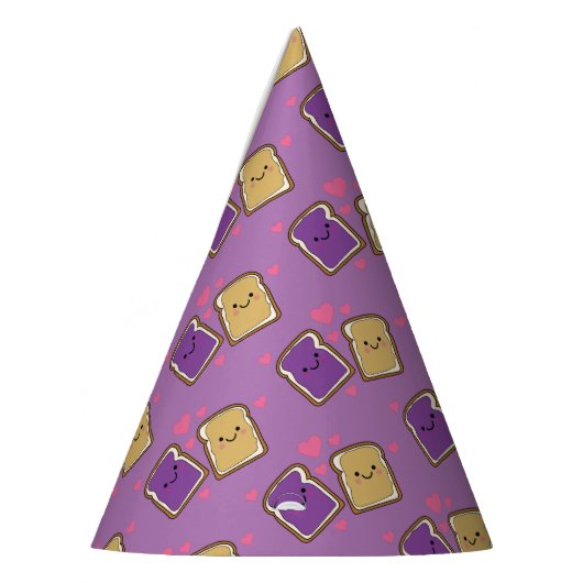Peanut Butter en Jelly Birthday Party PBJ Party H Feesthoedjes (Links)