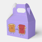 Peanut Butter en Jelly Fist Bump Vrienden toast Bedankdoosjes (Voorkant Zijde)