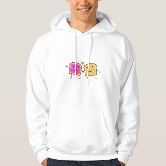 Peanut Butter en Jelly Hoodie (Voorkant)