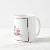 Peanut Butter en Jelly Koffiemok (Voorkant rechts)