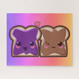 Peanut Butter en Jelly Love Legpuzzel