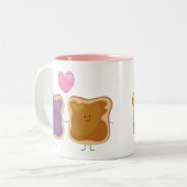Peanut Butter en Jelly Love Mok (Voorkant links)