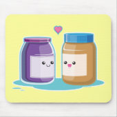 Peanut Butter en Jelly Muismat (Voorkant)