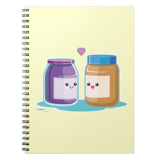 Peanut Butter en Jelly Notitieboek (Voorkant)