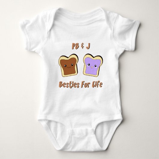 Peanut Butter en Jelly Romper (Voorkant)