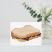Peanut Butter en Jelly Sandwich Briefkaart (Staand voorkant)